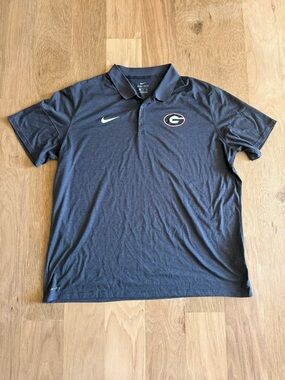Nike Black Georgia Bulldogs Dri-FIT Polo